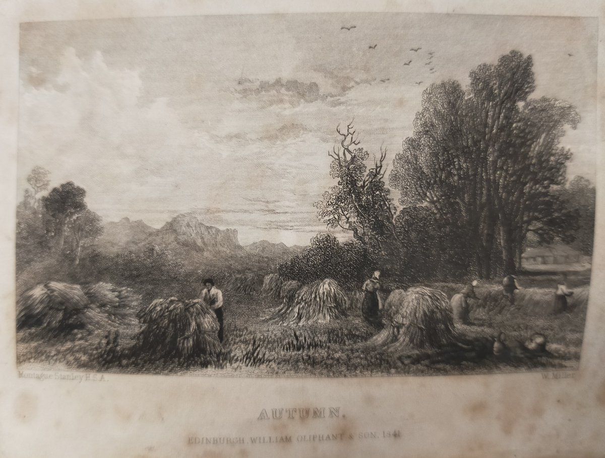 CongLibUK's tweet image. We&apos;d like to share a topical book with you (Cong.Lib. 76.1.30): Henry Duncan&apos;s &quot;Sacred philosophy of the seasons: Autumn&quot; (Edinburgh: William Oliphant and Son, 1841), a series &quot;illustrating the perfections of God in the phenomena of the year&quot;. #RareBooks #SpecialCollections