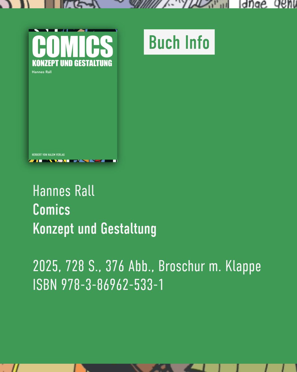 Wie entstehen Comics und was macht ihre erzählerische Kraft aus?

📗  „Comics: Konzept und Gestaltung“ von Hannes Rall 
👉️ Zum Buch: halem-verlag.de/produkt/comics/

#Comics #GraphicNovel #Storytelling #Bildsprache #Comicgestaltung #Medienästhetik #BuchTipp #HalemVerlag