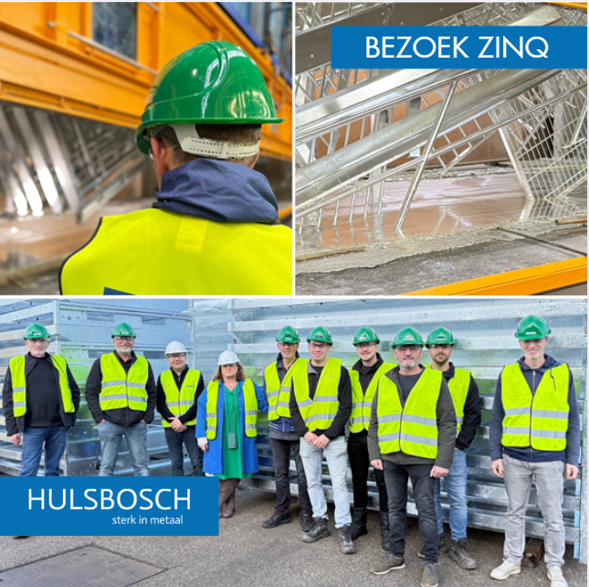 hulsbosch_bv's tweet photo. Vorige week brachten wij samen met onze klanten een bezoek aan onze verzinkpartner  ZINQ. Een leerzame en inspirerende dag vol interessante inzichten in het verzinkproces en duurzame toepassingen.
Het was leuk om deze ervaring samen te delen! https://t.co/NNkyYGAzLv