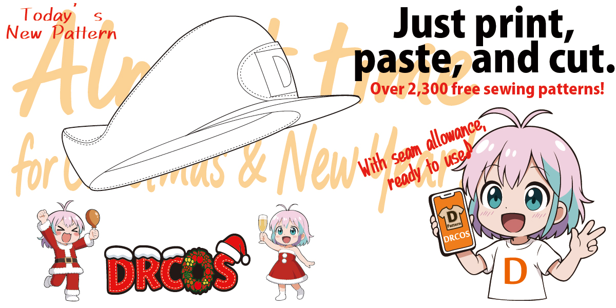 drcos_com's tweet image. 🎄 Today’s new Free English Paper Pattern release!

🧢 Plumber Beret
📏 A4 size (Cm)
🧵 Cute round beret inspired by a famous character — perfect for cosplay or daily outfits!

🔗 dr-cos.info/fp-plumberbere…

#ChristmasSewing #DIYCostume #SewingPatterns #FreePattern #CosplayCostume