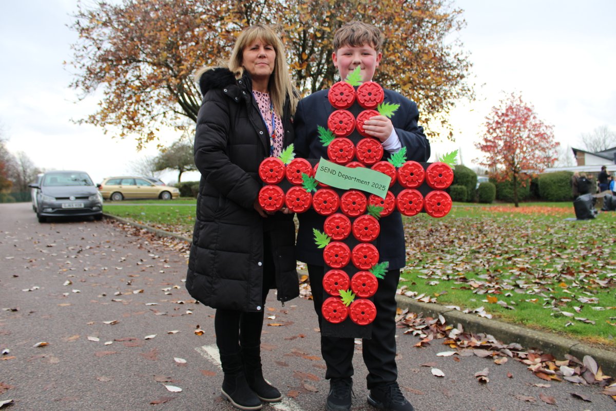 WinstanleySch's tweet image. During our Remembrance Event, the Reveille was played by Mr Greenwood, wreaths were created by our students and laid by our flagpoles, making it a moving tribute. 
Thank you all. 
#LestWeForget #supportingothers #Community