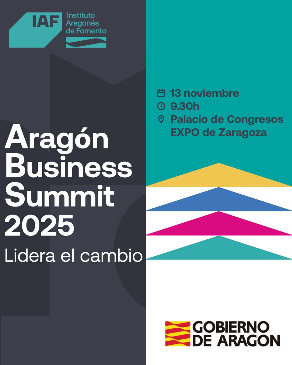 🚀Llega el Aragón Business Summit 2025

TechnoPark tiene cita en este gran encuentro que impulsa el desarrollo empresarial y la innovación en nuestra comunidad

Organizado por <a href="/IAF_Aragon/">IAF</a> 
 
 Jueves 13 de noviembre
📍 Palacio de Congresos de Zaragoza
 
🔗lnkd.in/dPDRR72U
