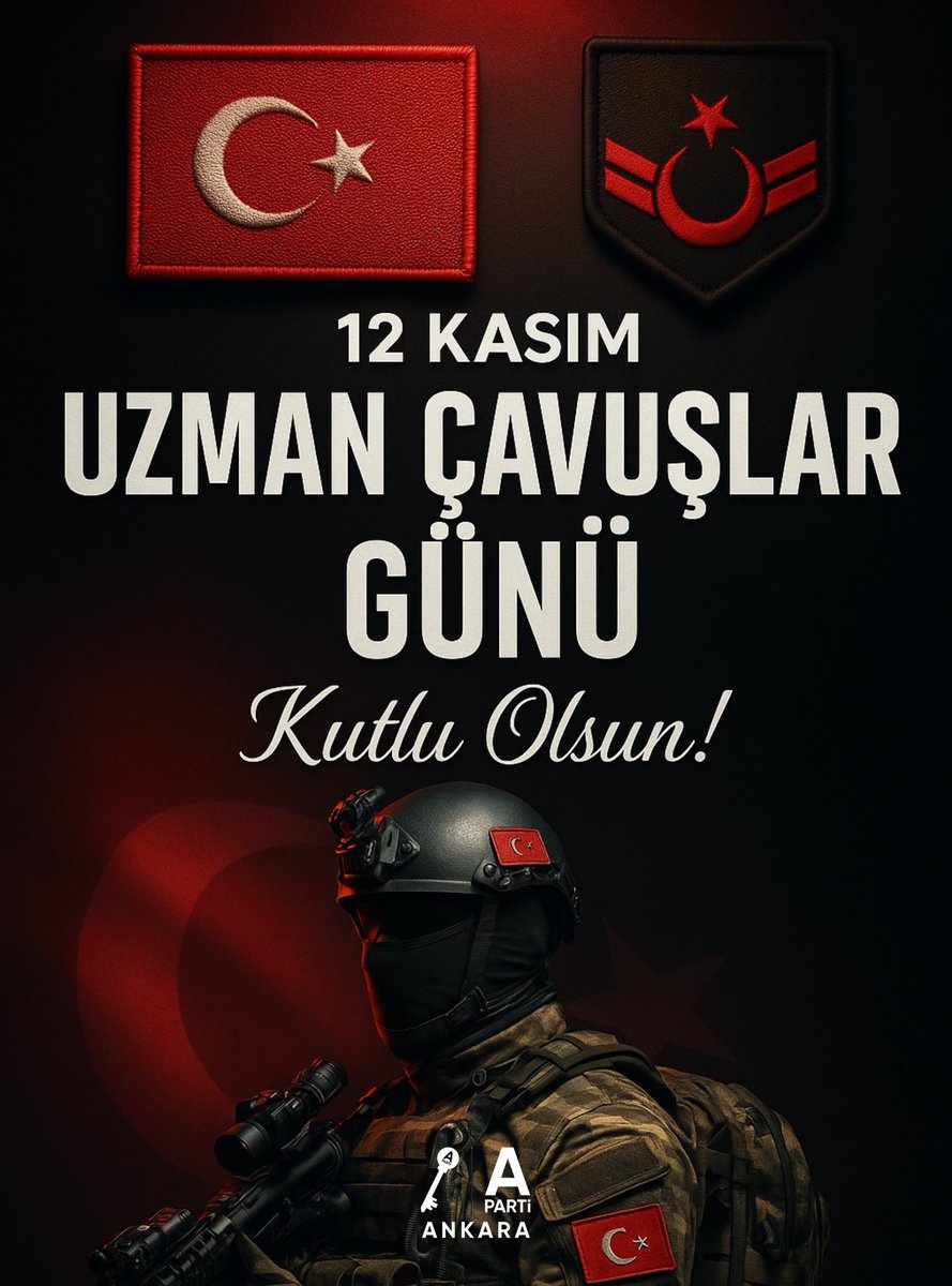 Milletinin sevgisinden, bayrağının gölgesinden güç alan tüm kahramanlarımızın 12 Kasım Uzman Çavuşlar Günü kutlu olsun.
Onlar; vatanın her karış toprağında görev bilinciyle duran, şerefiyle yeminine sadık kalan, cesaretiyle milletine güven veren adsız kahramanlardır.