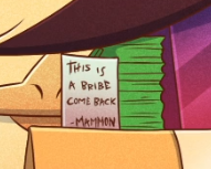 MagicMoshii's tweet image. Tee hee. Even Mammon wants Lucifer back