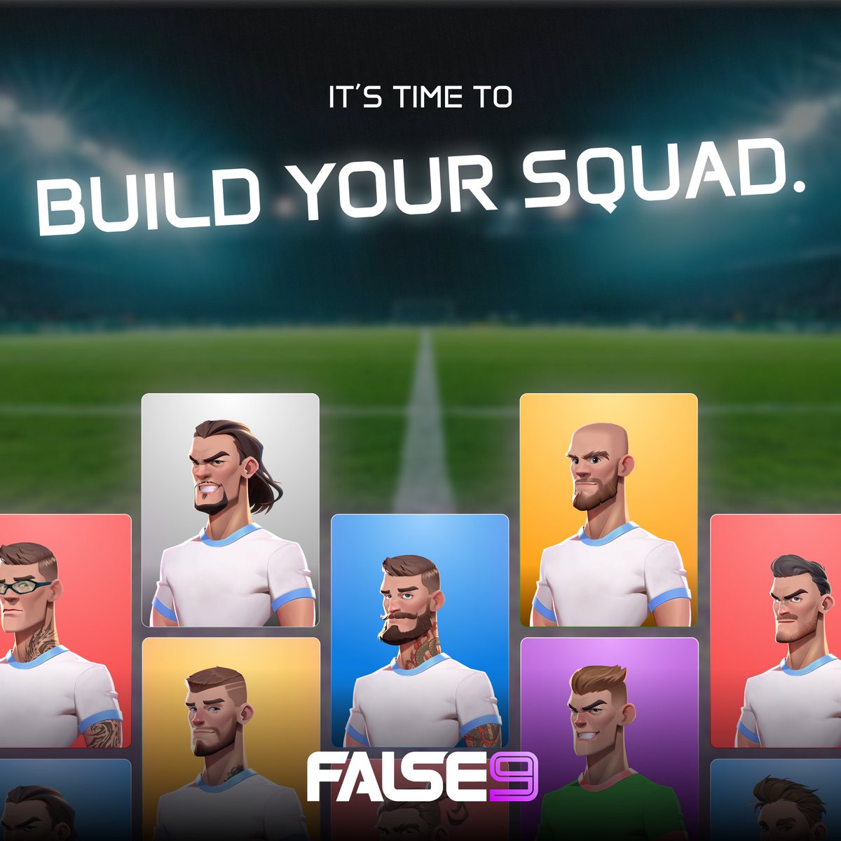 False9_xyz's tweet photo. The pitch is set. You've reserved your club name.

Now meet the players who'll build your legacy.

Complete your registration. Build your squad.

This is where strategy begins. Get ready for kickoff.

🔗↴ https://t.co/eOkFwCUhQc