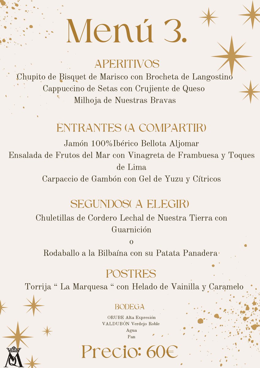 Delicatessenred's tweet image. 🎄 La #Navidad se celebra mejor en buena compañía 💫

Y en #CafeteríaLaMarquesaBrava han preparado 3 #menús para que brindes, compartas y disfrutes con quienes más quieres. 🥂✨

Porque lo importante está en la mesa y en los #reencuentros que quedan para siempre. ❤️