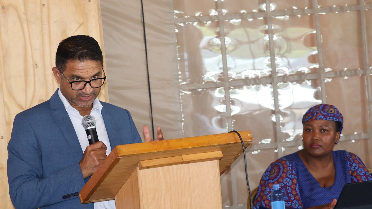 Hon. Nthati Moorosi, Minister of MICSTI delivers keynote at the Multi-Sector Dialogue on Digital ID, stressing the need for secure &amp; citizen-centred digital systems to drive Lesotho’s transformation. #DigitalTransformation #Lesotho #MICSTI #UNICEFLesotho #DigitalID