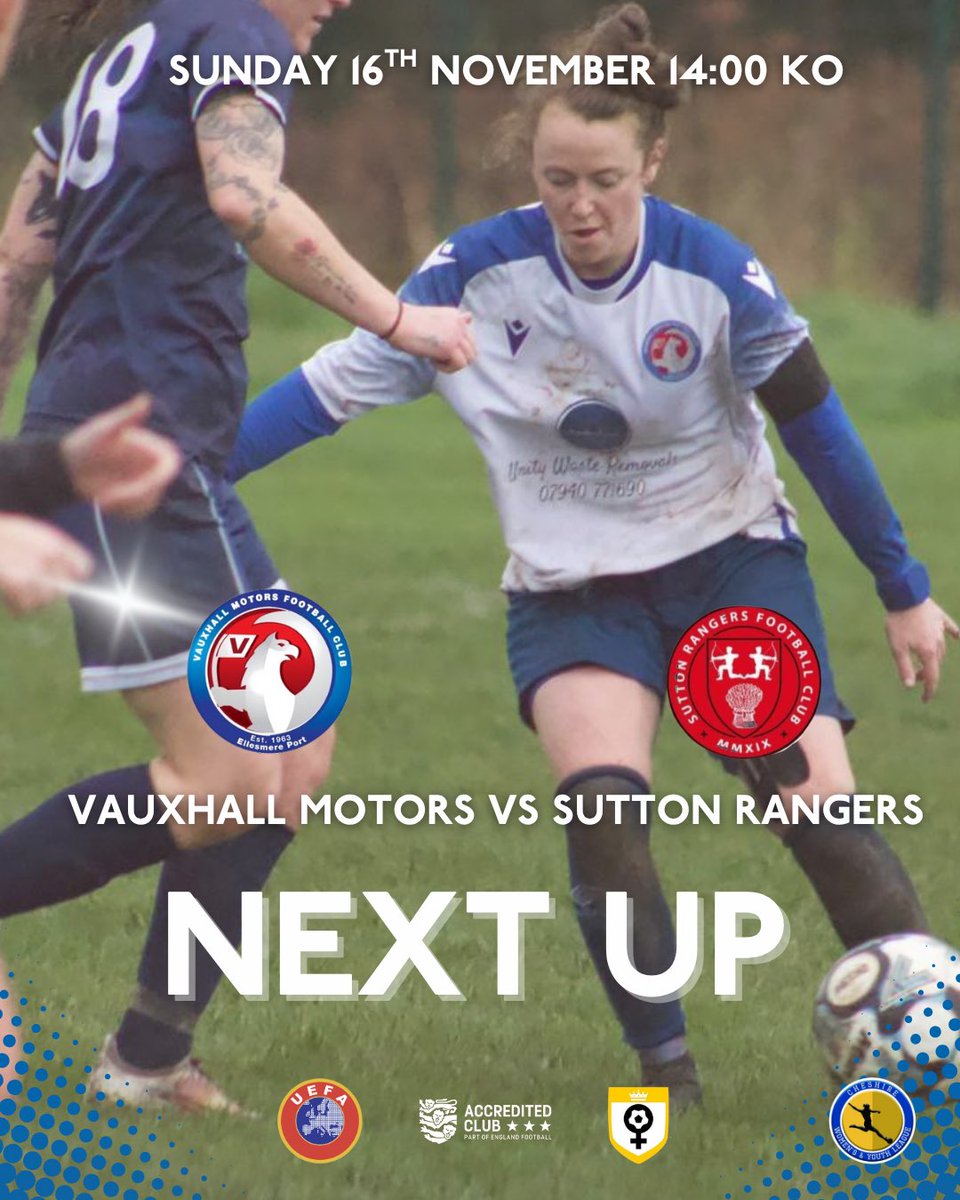 Vauxhall Motors FC Ladies Teams tweet media