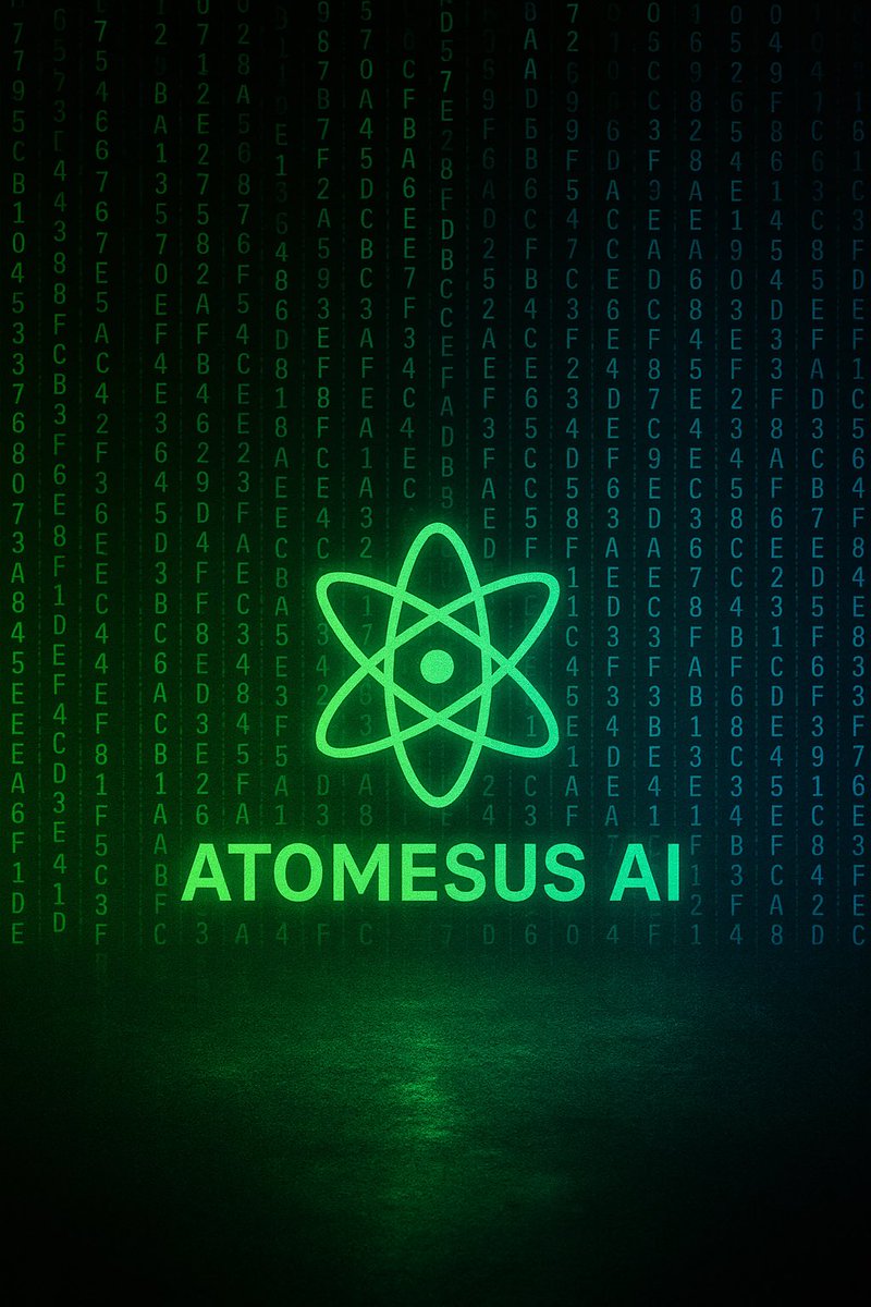 Atomesus's tweet image. Decode the future with Atomesus AI.
Precision. Speed. Control.
#CodeRain #AIMatrix #AtomesusAi