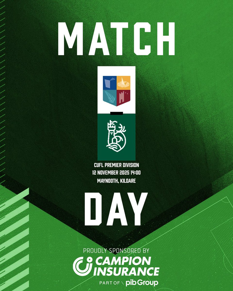 UL_Soccer's tweet photo. It’s matchday! 

Our men’s senior team are on the road to Kildare today as they take on Maynooth in the quarter-final of the CUFL Men’s Premier Division.

Updates to follow across our social media pages. 

🏆 CUFL Men’s Premier Division 
⚔️ Maynooth
🏟 Maynooth, Kildare
🕰 14:00 https://t.co/NXpecWnU1V