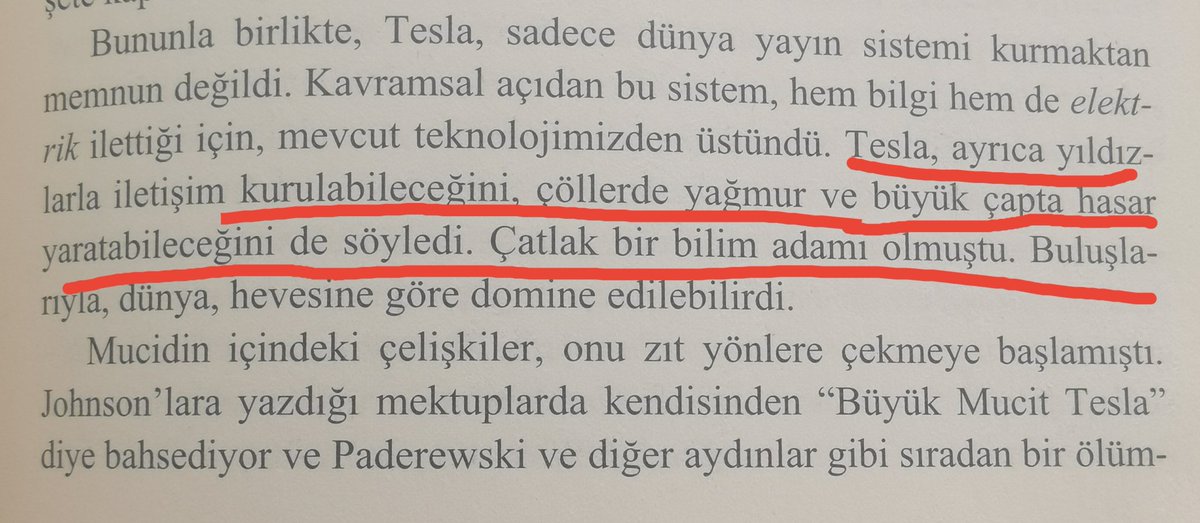 Tesla Elektriği kablosuz taşıyordu evet ve bu buluşu ile çöllere yağmurda yağdırılabileceğini söylüyordu ama dünyanın farklı domine edilebileceğini de belirtiyor(şu andaki Nükleer çalışmalar gibi)Acaba ona ait teknoloji bu sebepten bilinçli olarakmı ortadan kaybedildi.
Sorular:))
