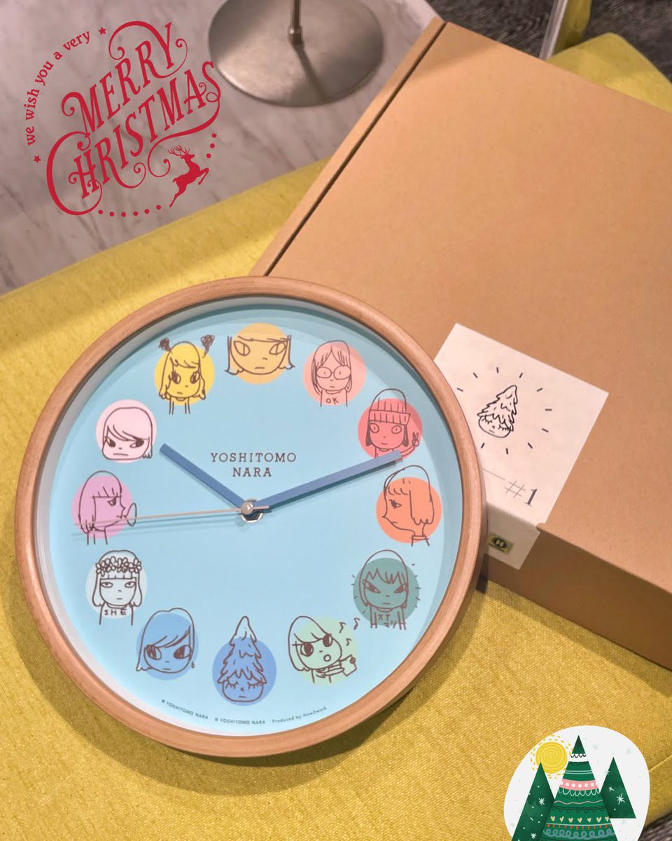 本日のご紹介は、「奈良美智 Y.N. CLOCK 掛け時計」です🕒✨柔らかな