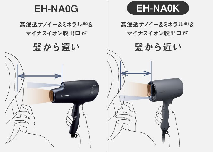 ナノケアドライヤーのご愛用ありがとうございます！ 吹出口から出て