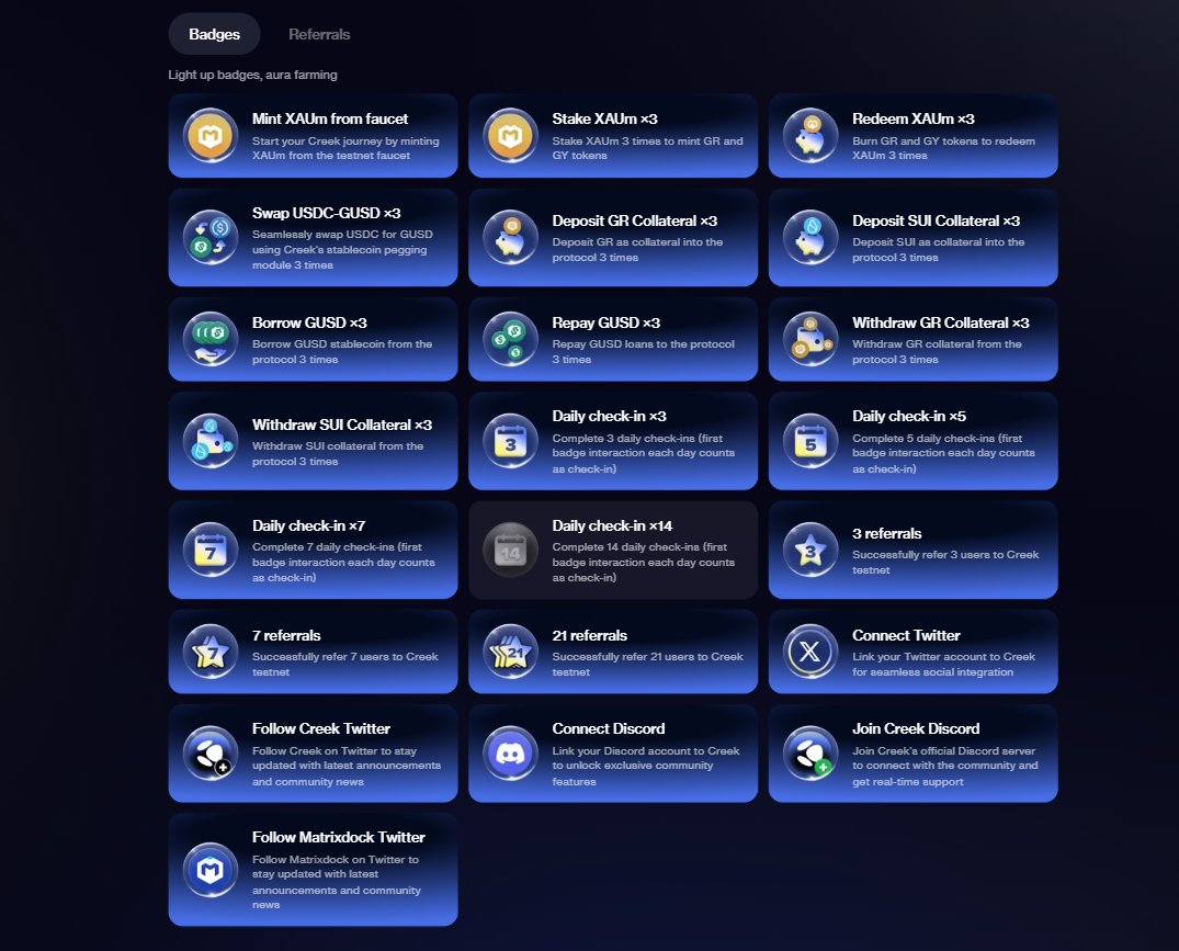 Big_Tea_Rice's tweet image. Q4上主网的 creek @creekfinance  你 还不做吗？
教程就在引文里~ 超级 无敌 简单！跟着做就行了~

即将点亮所有灯牌！
#creek #SuiNetwork