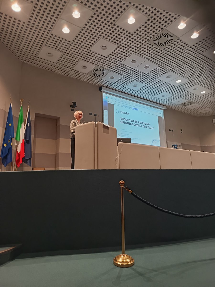 GraspOS_project's tweet image. 💫#OpeningRA: it&apos;s today!
After greetings from @vergoulis, we&apos;re off to a great start with keynote speaker @LizzieGadd delivering her speech &quot;Should we be assessing openness openly or at all?&quot;
#ResearchAssessment #OpenScience #CoARA