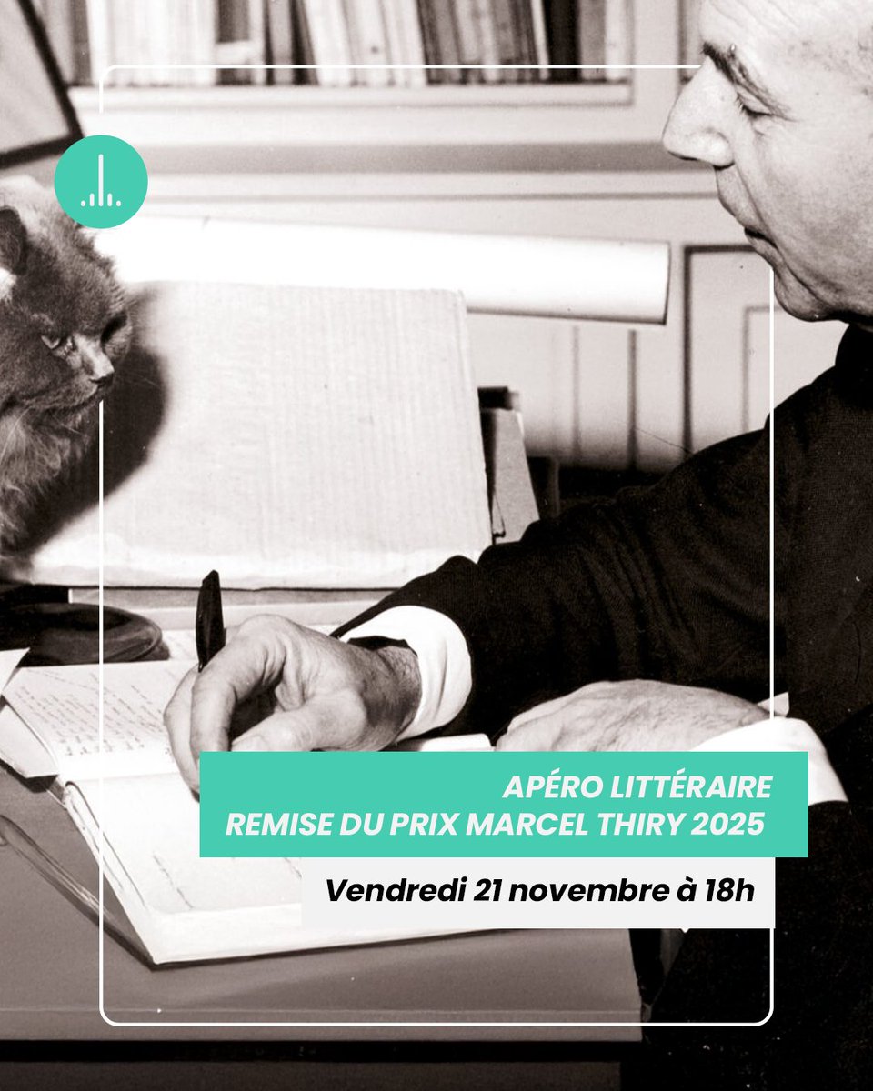 Apéro littéraire : Prix Marcel Thiry 2025 &amp; Hommage à Renée Brock.
Venez célébrer la littérature avec les finalistes et lauréat(e) du Prix Marcel Thiry ce 21/11/2025 à 18h à l'auditorium du Grand Curtius.
Réservation : 04 238 51 59 ou lectures@liege.be
liege.be/fr/vie-communa…