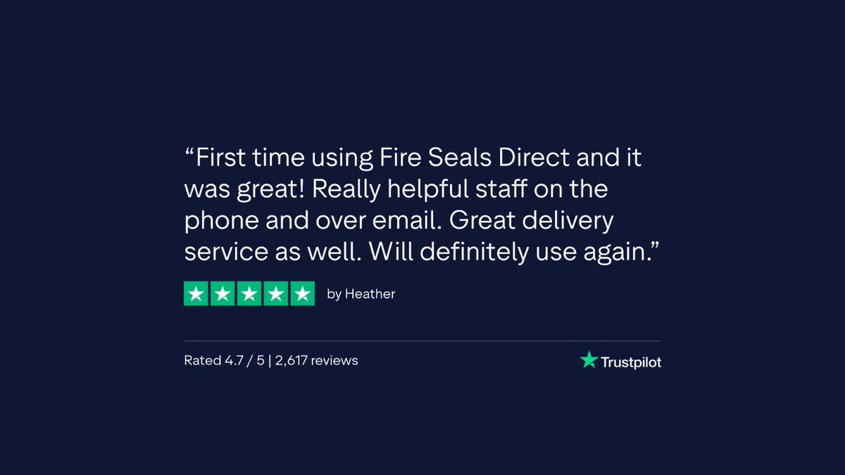 FireSealsDirect's tweet image. At Fire Seals Direct, our team is here to make your life easier 🙌

From quick responses to expert advice, we pride ourselves on helping you find the right fire safety solutions for your needs.

Chat to our team today:
✉️ customercare@firesealsdirect.co.uk
📞 02920 857 959