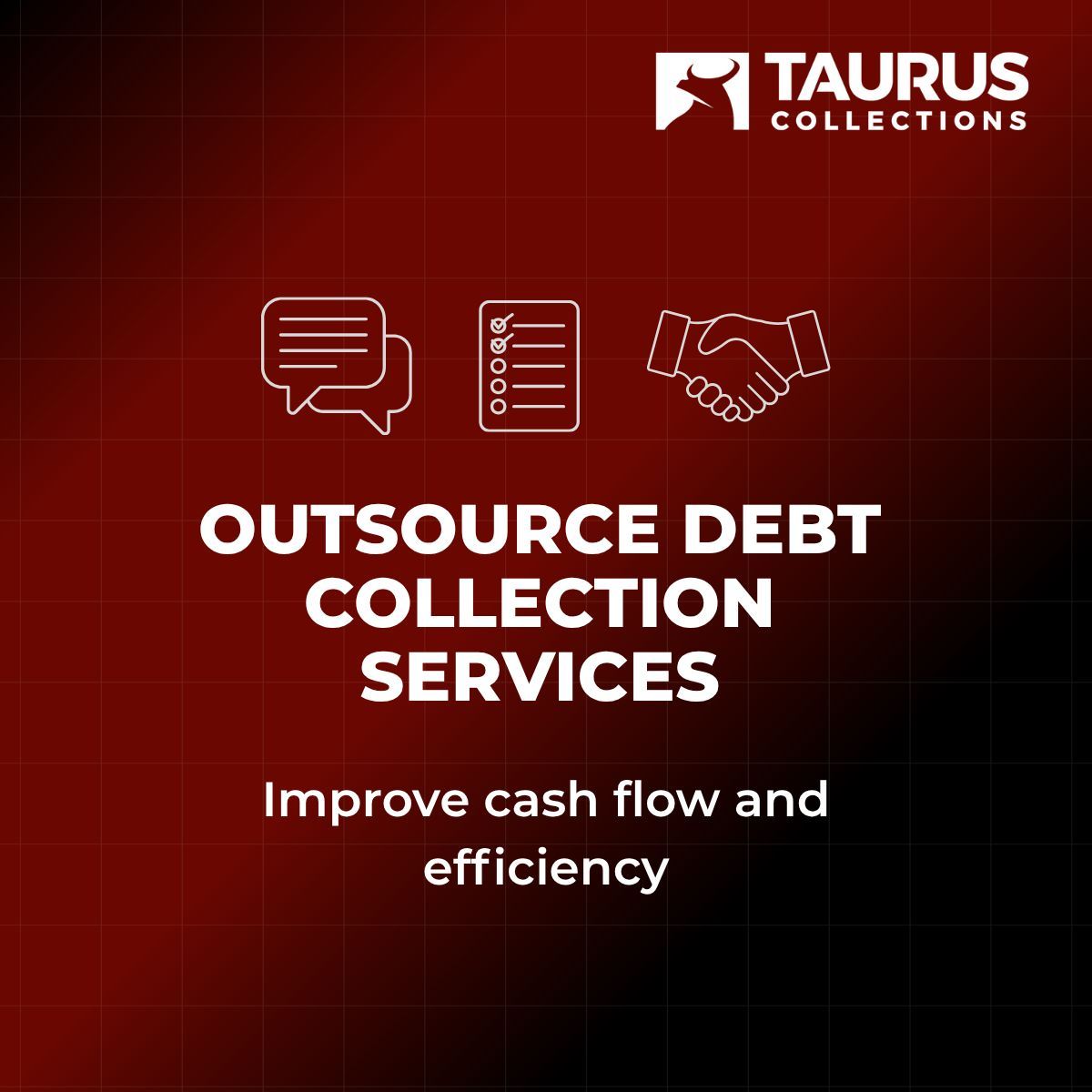 CollectDebts's tweet image. Outsource collections to speed cash, cut risk, and protect relationships. Specialists run day-1 reminders, tight cadences and compliant escalation—lower DSO, fewer write-offs. 

📖 Read the full guide here: tauruscollections.com/importance-of-… 

#creditcontrol #debtrecovery #cashflow