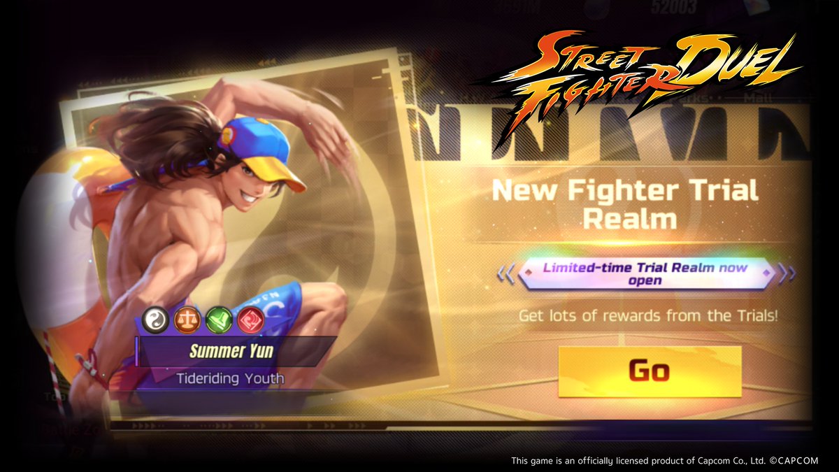sfduelgame's tweet image. Even in the chill, Summer Yun is here to shine with all his passion! Let’s relive those summer memories together!

#StreetFighterDuel #SFD