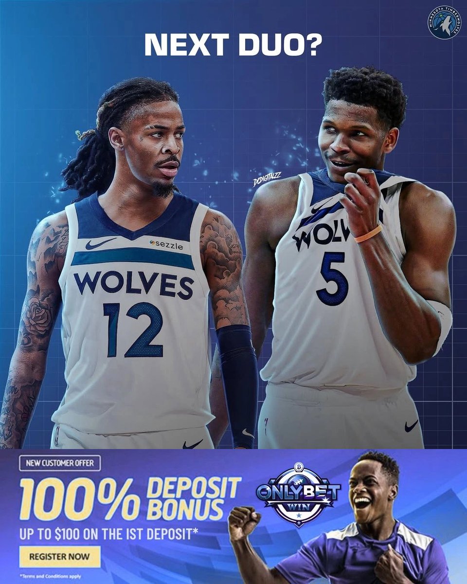 OnlyBetwin's tweet image. Timberwolves Acquire Ja Morant To Create The Most Unstoppable Backcourt In The League. NBA trade idea 👀

The Minnesota Timberwolves could put together a blockbuster trade package to net them superstar point guard Ja Morant, creating the most unstoppable backcourt in the NBA next…