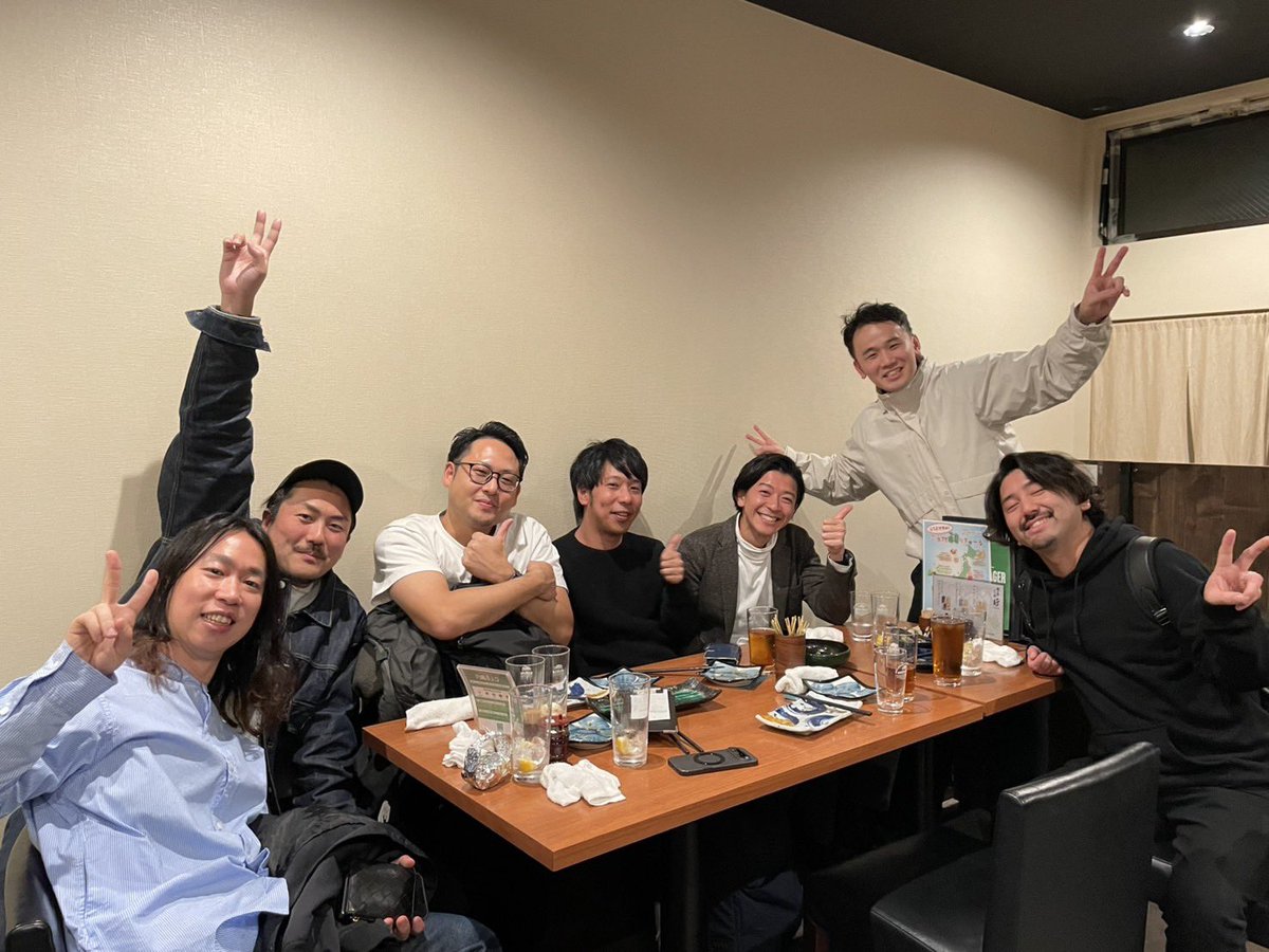 katalogpt's tweet photo. ヘルスケア界隈で資格も、ビジネスモデルも関係なく集まって盛り上がりました

近藤さん(@ki2_x3 )、福谷さん(@nafukutani )、木城くん(@gekokujyoupt )が同じ誕生日ってのがすごい笑

2月に合同誕生日会するらしいよ https://t.co/OEf4mXvlxV