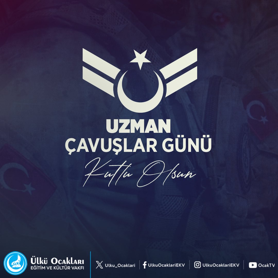 12 Kasım #UzmanÇavuşlarGünü Kutlu Olsun
''Görevi Başındaki Tüm Uzman Çavuşlarımıza Vatan Nöbetinde Kolaylıklar Dileriz.''