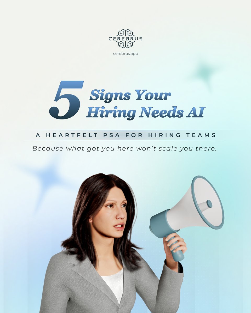 cerebrus_app's tweet photo. Delays? Fatigue? Indecisiveness? Your hiring process is dropping hints. Here’s why. (1/2) https://t.co/3W0vj9YJMz