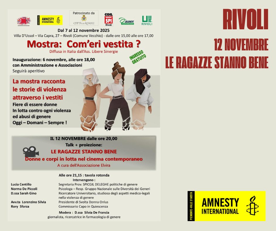 Amnesty International - Collegno tweet media