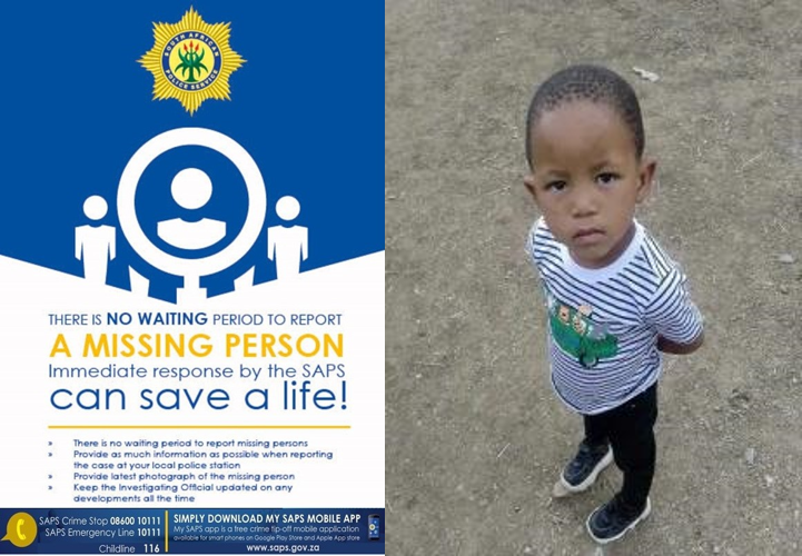 SAPoliceService's tweet photo. #sapsHQ Bultfontein FCS Unit seek assistance in locating a #missing 4-year-old boy, Onkarabetse Mooiman Leeuw. Onkarabetse was last seen on 08 November 2025. At the time of his disappearance, he was wearing yellow shorts, a black and grey t-shirt and white sport shoes.

Anyone with information on his whereabouts is urged contact Const Phakathi on 051 8531 222. #CrimeStop #MySAPSApp  ML