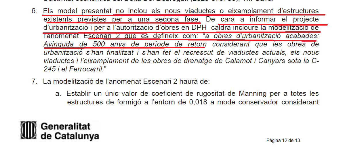 SalvemElCalamot's tweet photo. Després del documental #Alertainundable i de veure com es fan els informes de l'ACA: com podeu seguir amb aquesta afirmació?
L'ACA NO dona llum verda al Pla de Ponent. Només a les basses. Demana fer un informe de risc d'inundabilitat per a un període de retorn de 500 anys
#Gavà https://t.co/gn5AAzDyxj