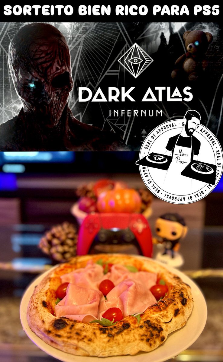 ✨SORTEITO✨

Gracias a la buena gente de <a href="/SelectaPlay/">Selecta Play</a> en el infierno de #YisusPizza sorteamos una clave de PS5 para Dark Atlas Infernum🔥

Requisitos:

✅ Dar me gusta 💜 y RT 🔁

✅ Etiqueta a un amigo🧟

✅ Seguir a <a href="/SelectaPlay/">Selecta Play</a> y a <a href="/NightCouncilDev/">DARK ATLAS: INFERNUM 👁 Wishlist now!</a> 

Acaba el 15/11⏳
Suerte💜