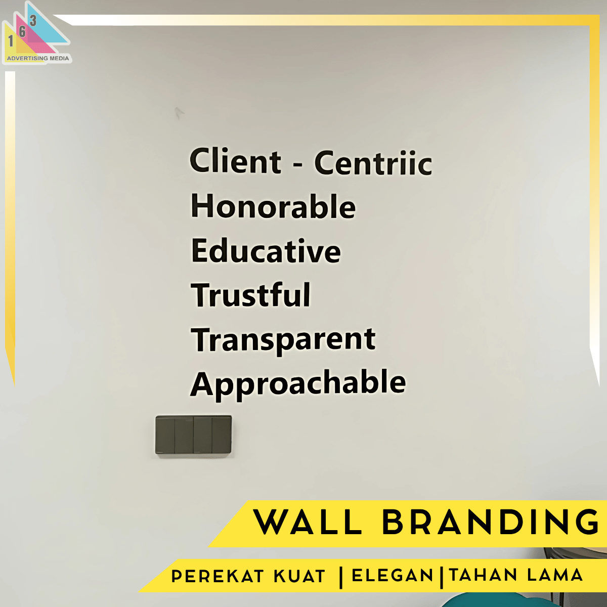 163_reklame's tweet photo. Biar tembok nggak cuma jadi pembatas, tapi juga bercerita ✨ Sticker vinyl wall branding = cara cerdas tampil profesional tanpa renovasi mahal!
#WallBranding #StickerVinyl #InteriorBranding #DesainToko #Traze #JOONGDUNKBRIGHTSKIN #OneBangkok #BNBChain https://t.co/BANzShWqrR