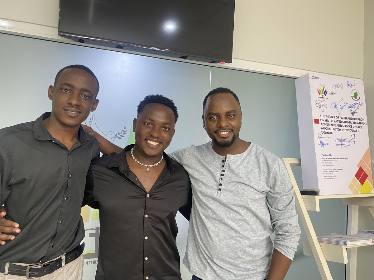 senfumahans's tweet image. Grateful to the Uganda Coalition of Affirming Africans for their unwavering support to LGBTQ individuals across Uganda. Your dedication, advocacy, and tireless work create safe spaces and provide hope for so many in our community. Thank you for standing with us and keeping the…