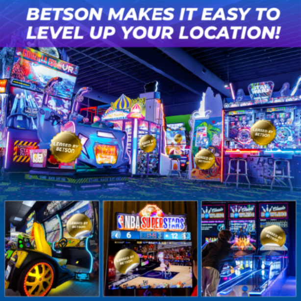 BetsonSolutions's tweet image. Want to refresh your arcade without a huge upfront cost? 🎯

Leasing is the way to go. Get the games you want, when you want them – and keep your cash flowing.

 ➡️ betson.com/benefits-of-le…

#ArcadeBusiness #Betson #LeasingSolutions