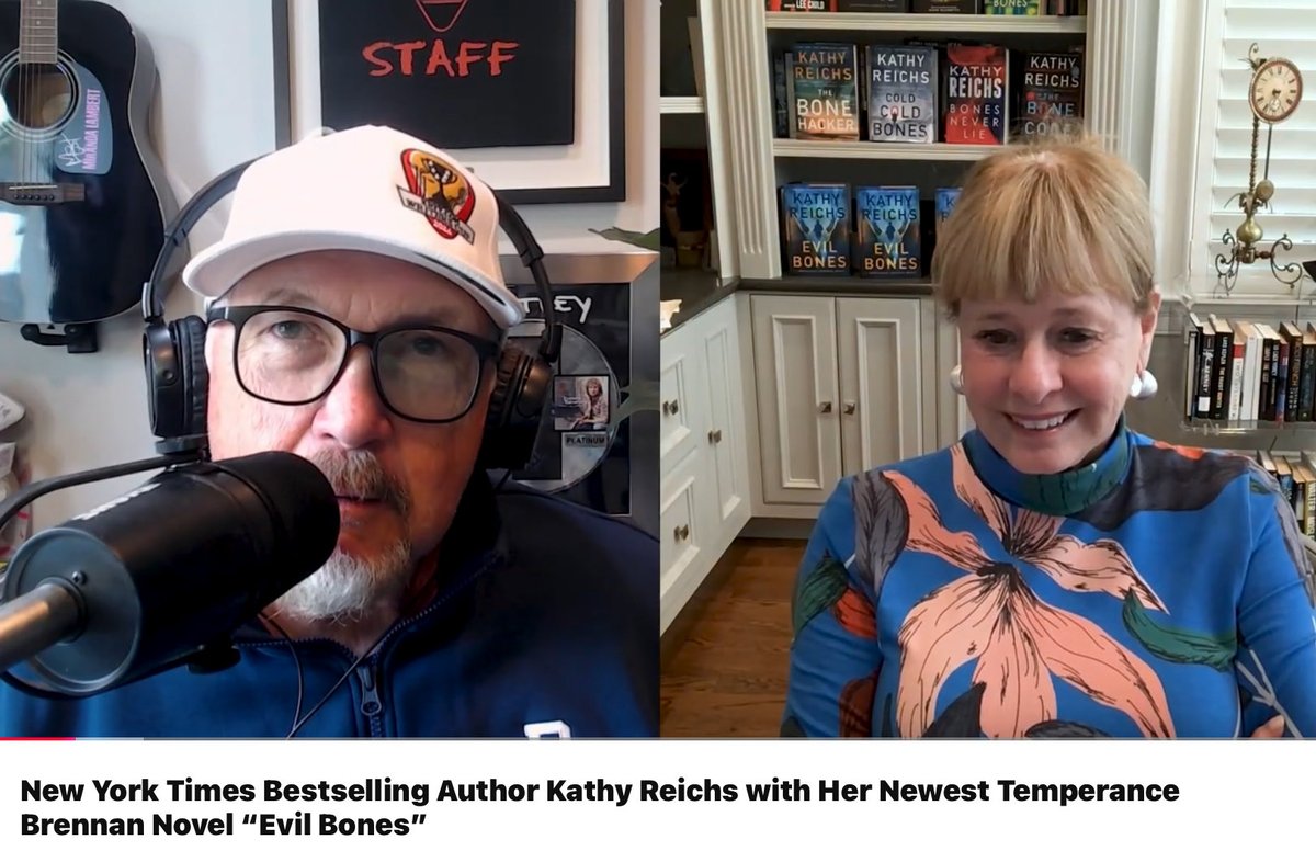 <a href="/KathyReichs/">Kathy Reichs</a> #EvilBones New York Times Bestselling Author #KathyReichs with Her Newest Temperance Brennan Novel Evil Bones youtu.be/89Bs0_mx2VU?si… via <a href="/GaryScottThomas/">GaryScott Thomas</a>