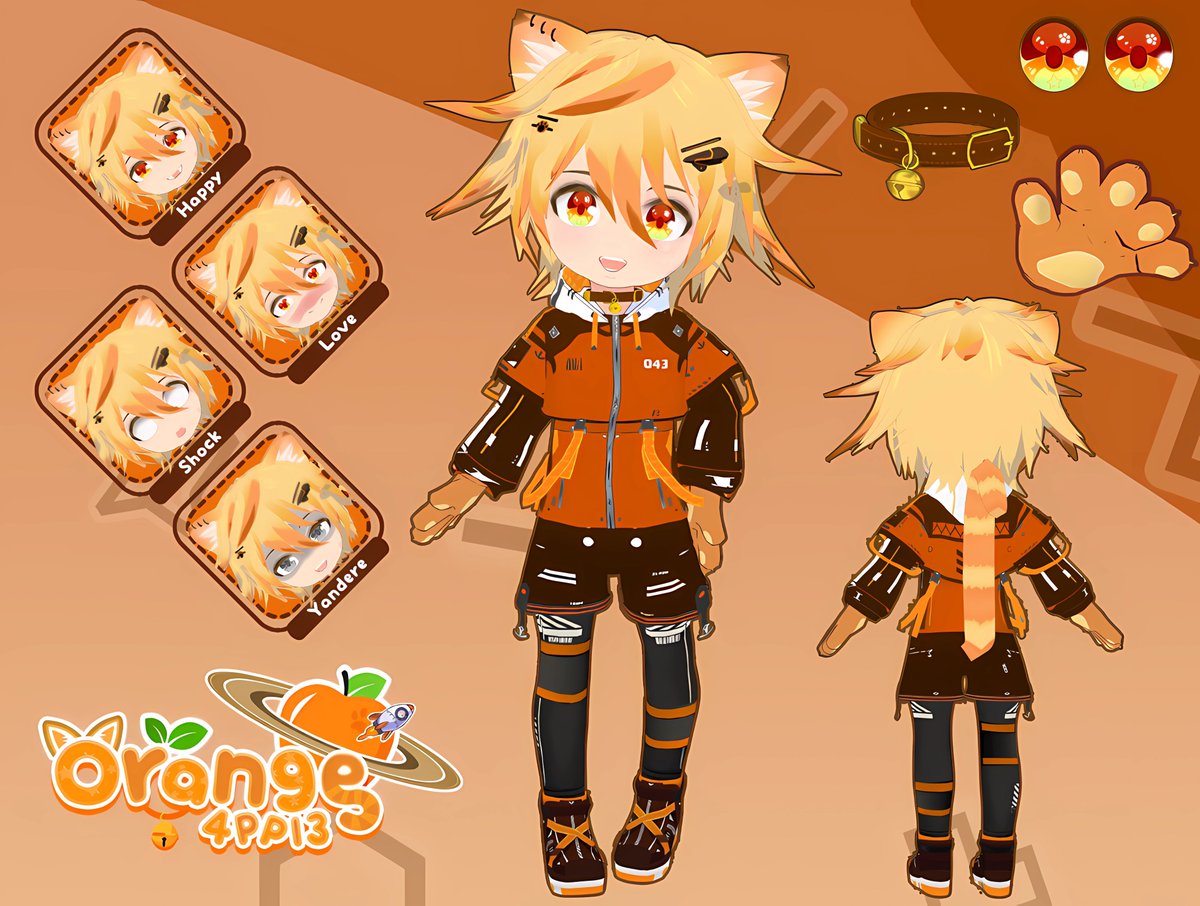 Orange |🍊🍎|【Smol Cat 😺】 tweet media