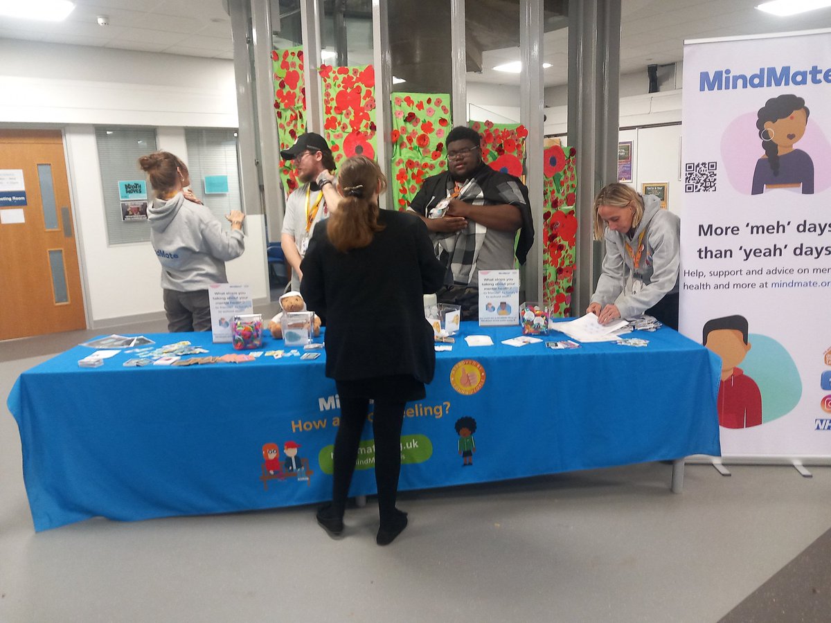 DeltaGarforth's tweet image. The @MindMateLeeds team were in school today talking to students about how to look after their mental health 👍