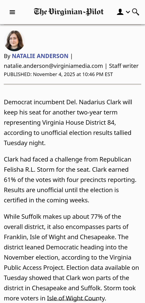 Delegate Nadarius Clark tweet media