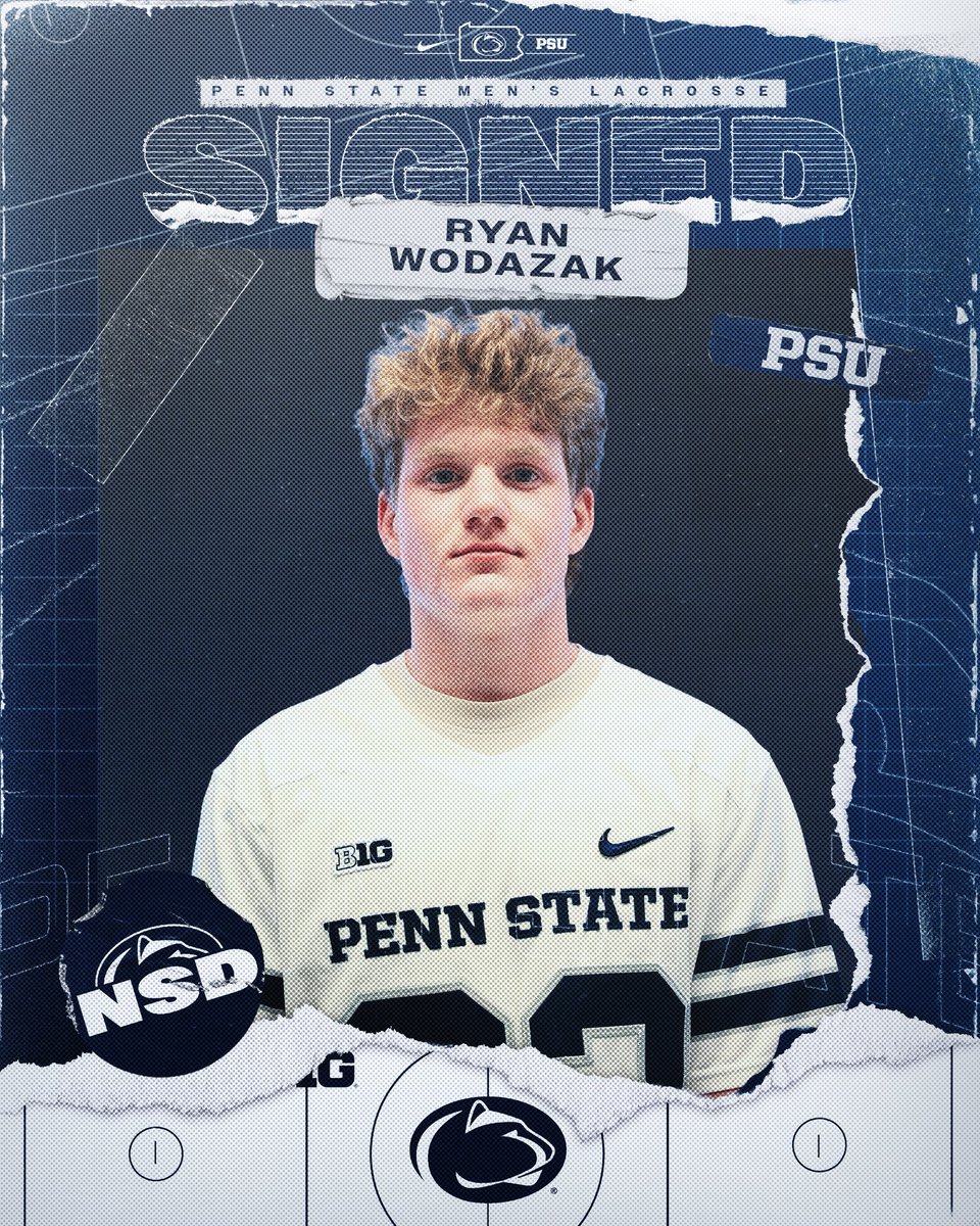 PennStateMLAX's tweet image. Ryan Wodazak. Midfielder. Egg Harbor, New Jersey.

Welcome to Happy Valley 🤝