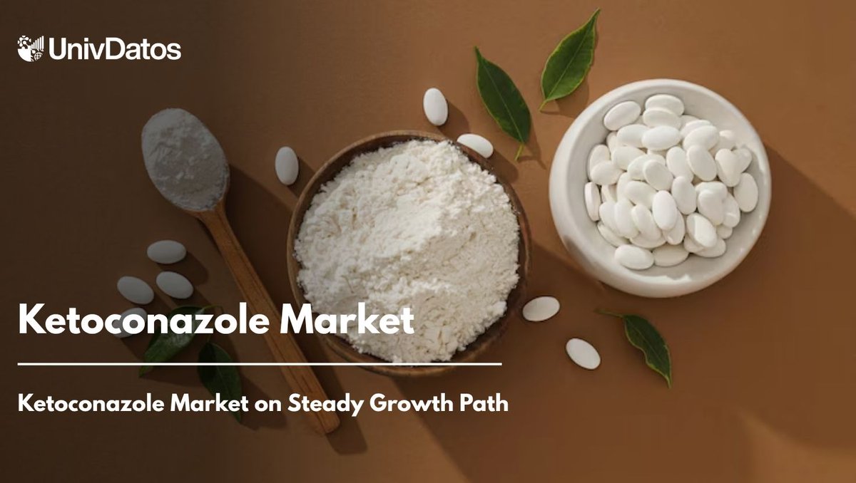 univdatos2's tweet image. 💊 The global #KetoconazoleMarket is projected to hit USD 160M by 2030, growing at a 3.1% CAGR! Driven by rising #Skincare demand, #Healthcare innovation &amp;amp; urban lifestyle changes.
Visit Hare : shorturl.at/kmuAV
#Pharma #MarketTrends #biotech