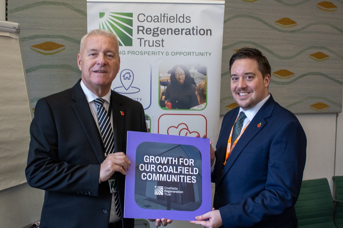 Great to see <a href="/IanLaveryMP/">Ian Lavery</a> at our <a href="/CoalfieldsRegen/">Coalfields Regeneration Trust</a> MP Drop In yesterday.

We're looking forward to working with you for coalfield communities in #Blyth &amp; #Ashington
