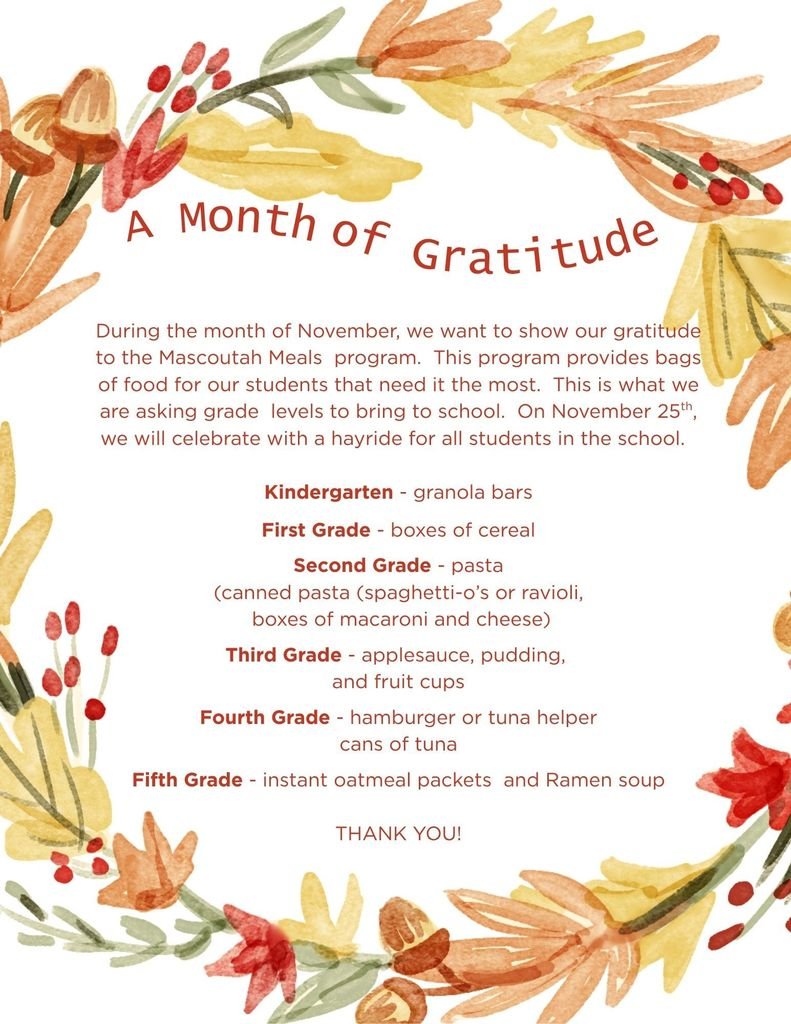 M19_MES's tweet image. MES families have been generous with food donations for the Mascoutah Weekend Meals program.  Students can continue to bring in food donations through the month of November.  #MESProud #19EveryStudent