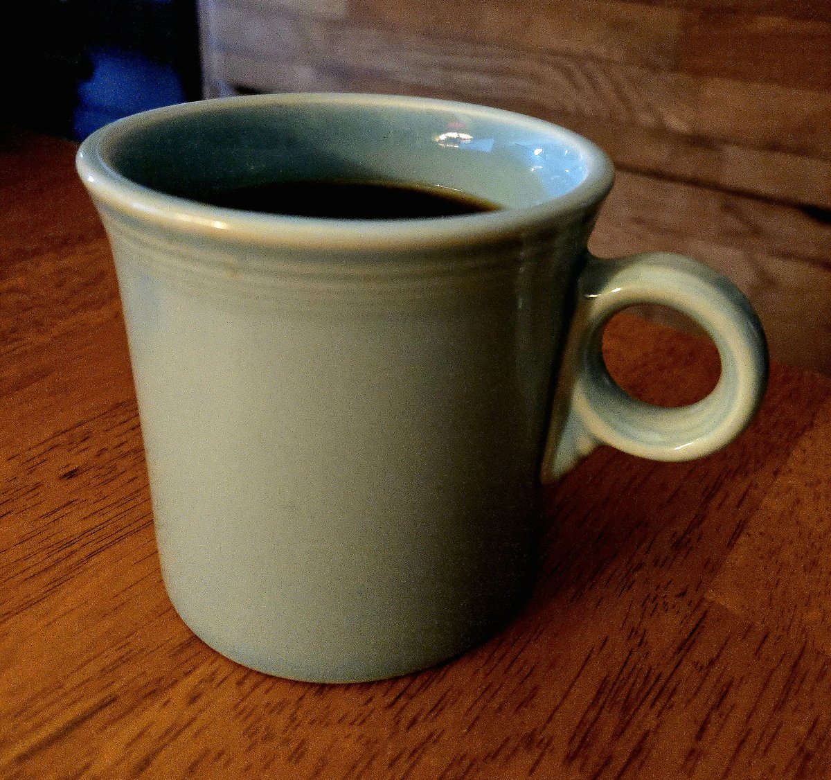 Still life with black coffee.