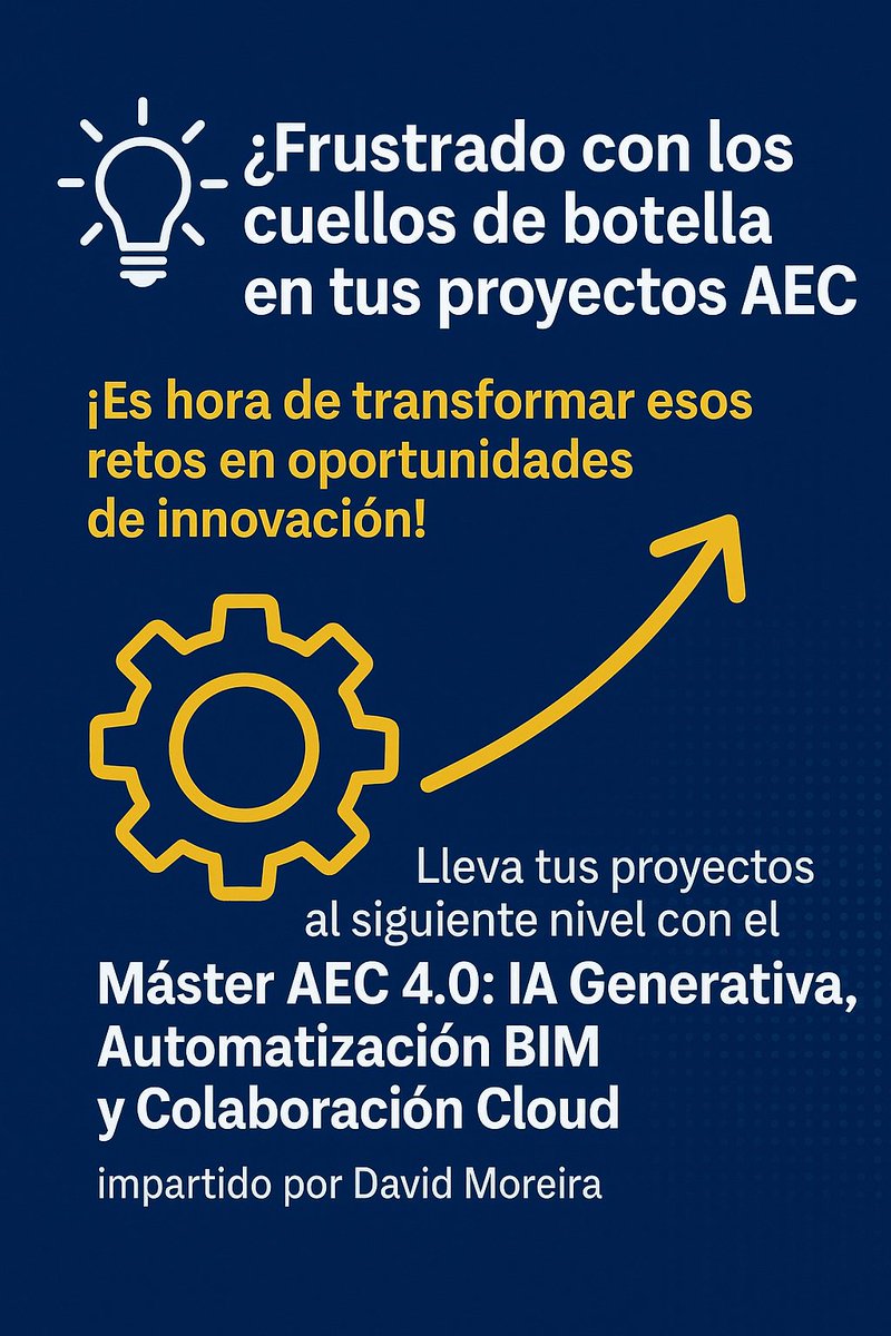 💡 Convierte los retos en innovación 🚀

Aprende a:

✅ Detectar puntos críticos
✅ Crear soluciones efectivas
✅ Automatizar procesos con IA y herramientas low/no-code

Descubre el #MásterAEC40 y revoluciona tu forma de trabajar 🔗 bit.ly/45SyWtE