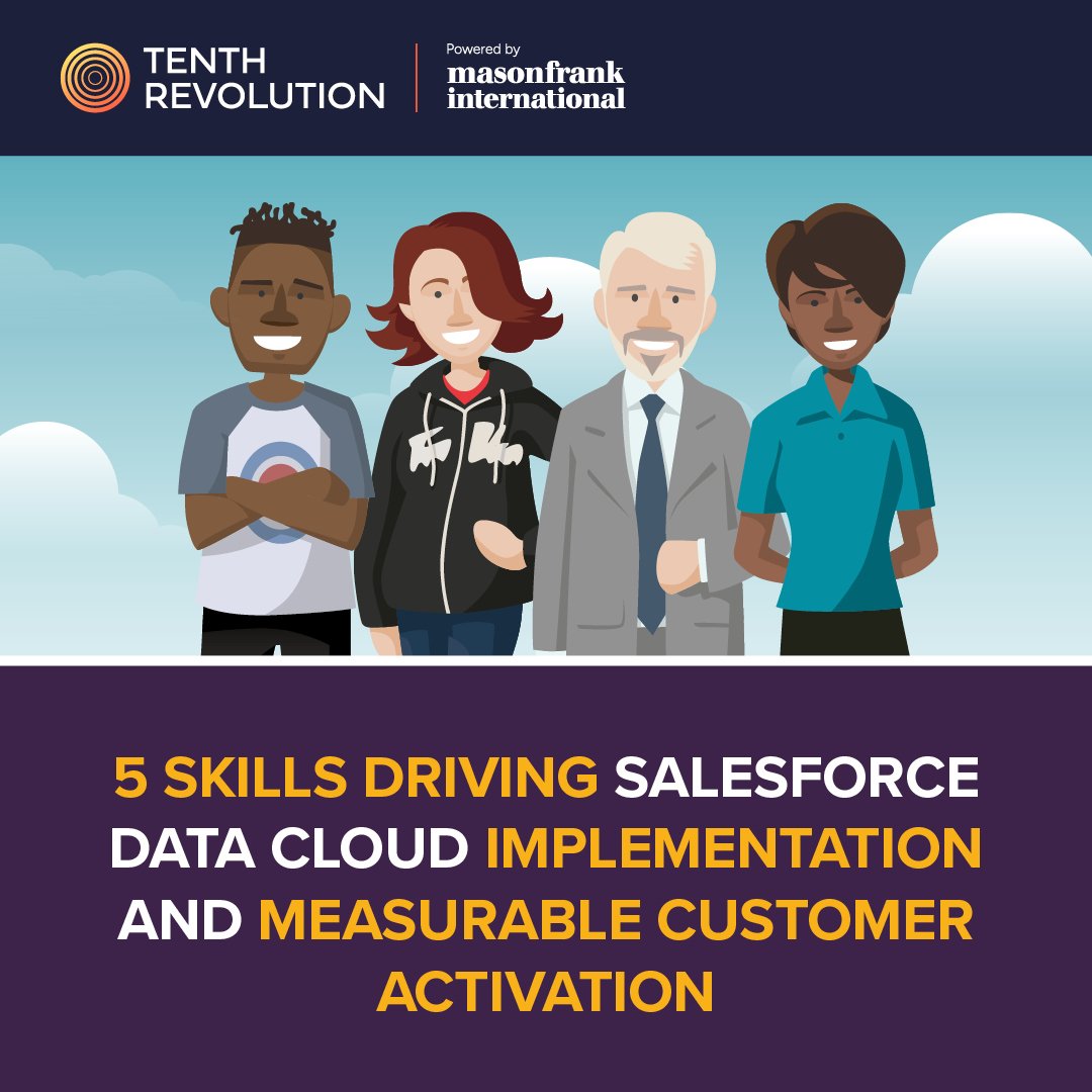 mason_frank's tweet image. Data Cloud is transforming CRM. ☁️ 

Discover 5 essential Salesforce skills driving secure, connected, and data-driven customer experiences. 

Read more: eu1.hubs.ly/H0pss-V0 

#Salesforce #DataCloud #CRM #DataStrategy #CustomerExperience