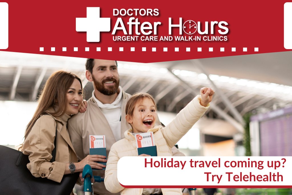 DoctorAfterHour's tweet image. Walk in for checkups, vaccines, or a quick visit before your holiday trip. 🎄🧳doctorsafterhrs.com 
...
#walkinclinic #urgentcare #urgentcarenearme #DoctorsAfterHours #Louisiana #NewOrleans #Clearview #Veterans #holidaytravel #travelhealth #vaccines