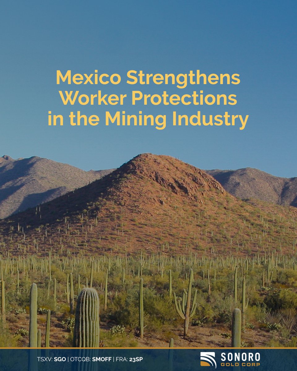 🗞️ Mexico’s Senate committees have approved a draft resolution supporting the International Labour Organization’s (ILO) Convention 176 on Safety and Health in Mines.

Read the full report: ordnl.link/Cq78Thm

🇨🇦 #TSXV: $SGO $SGO.V | 🇺🇸 #OTCQB: $SMOFF | 🇩🇪 #FRA: #23SP