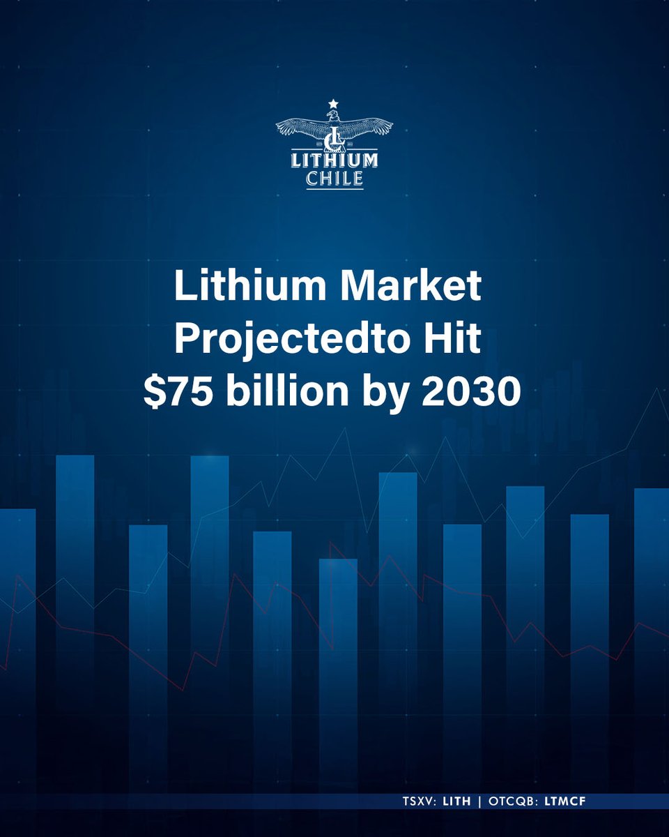 ChileLithium's tweet image. Global #lithium demand continues to surge as #EV adoption and large-scale #batterystorage grow. The market is projected to nearly triple by 2030, driven by an 18–19% annual growth rate.

Read the full article: ordnl.link/tbc1Y6M

🇨🇦 #TSXV: $LITH $LITH.V 🇺🇸 #OTCQB: $LTMCF