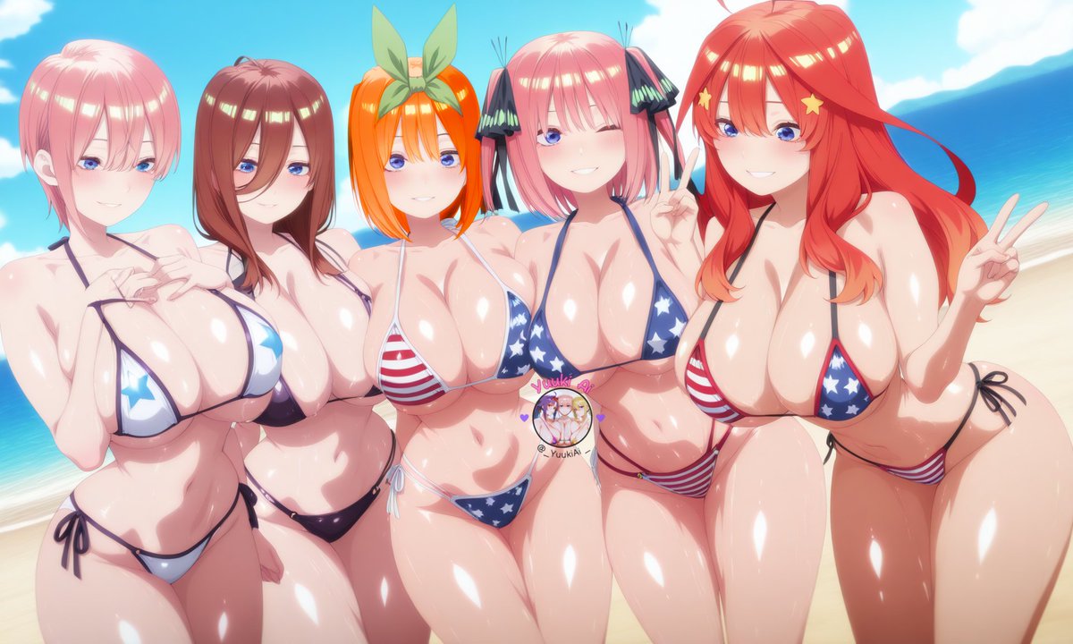 _YuukiAi_'s tweet photo. 10 razones para ver las quintillizas 🔥💦

Hermanas Nakano 💛🩷🩵💚❤️ https://t.co/gdp38DQVVC
