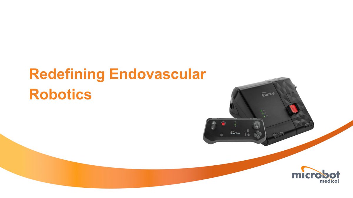 MicrobotMedical's tweet image. Learn more about the LIBERTY® Endovascular Robotic System&apos;s commercialization timeline. bit.ly/3Z1B1js #medtechnews #MBOT $MBOT